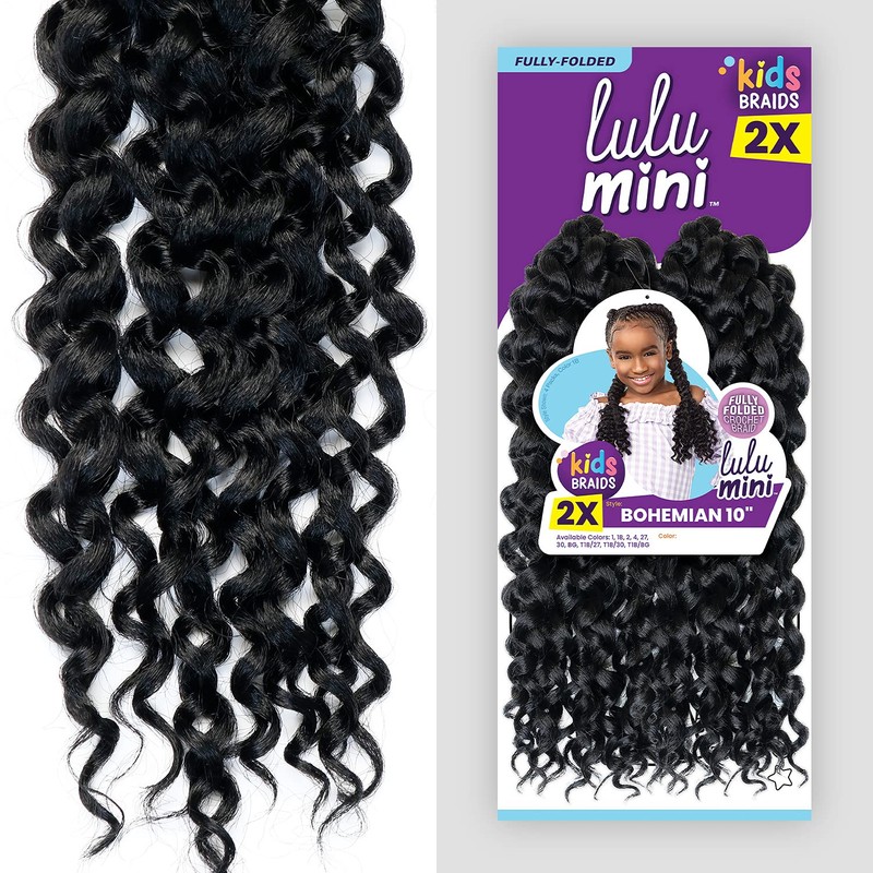 LULUTRESS Sensationnel Crochet Braids Lulu Mini Fully Folded 2X Bohemian