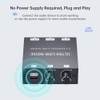 2 Channel Stereo Audio Mixer, 3.5mm Mini Audio Mixer Line