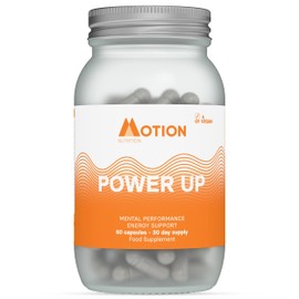 Motion Nutrition Power Up Daytime Nootropic (60 Capsules) | Award Winning Nootropic for Jitter-Free Energy | Monk-Like Focus | Less Mid-Day Fatigue | No Unsafe stimulants or Caffeine | Made in UK