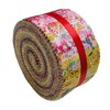 Jelly Roll Fabric - 20 Assorted Floral Prints, 100% Cotton