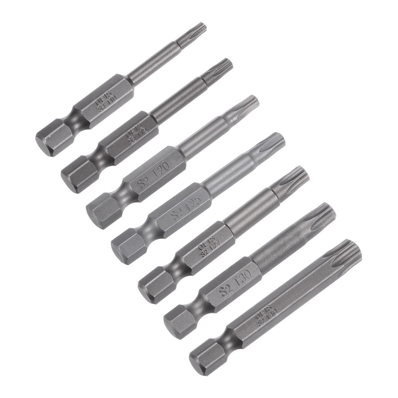 sourcing map 14pcs T10-T40 Star 5 Point Screwdriver Bit Set