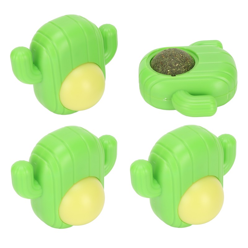 Wall Catnip Toy Teeth Cleaning Dustproof Adhesive Interactive Cat Chewing