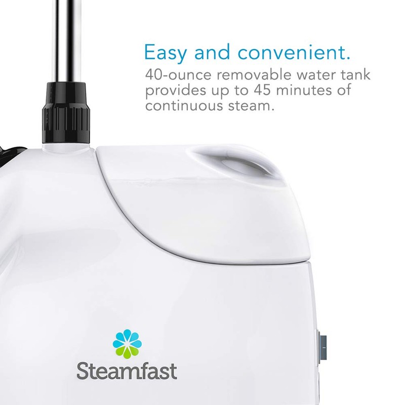 Steamfast SF-407 Canister Fabric Steamer, With Telescopic Pole and Fabric
