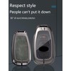 TECART key fob cover case with keychain,Zinc alloy key case,3/4