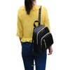 Yanaier Women's Backpack, PU Leather, Mini Backpack, Large Capacity, Waterproof,
