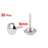 sourcingmap 8mm Head Dia 15mm Height Upholstery Nail Thumb Tack