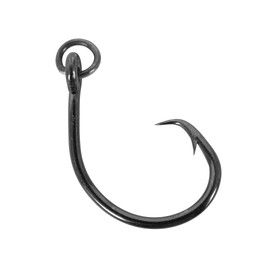 Mustad Ringed Demon Offset Circle 4X Strong Hook (25 Pack)