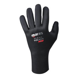 Mares Flexa Touch 2 mm Neoprene Scuba Diving Gloves | Non-Slip Rubberized Palm, Neoprene Lining, Thermal Protection, Black, X-Small/Small