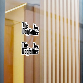 German Shepherd GSP Sticker The Dogfather Dad Funny Gift Idea Car Laptop Van Truck Water Bottle Waterproof Decal Vinyl