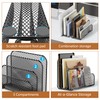 gianotter Mail Organizer Countertop, Metal File Holder with 3-Slot, Bill