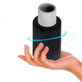 Mini Stretch Wrap Black Film 100mm x 150M – Heavy Duty 17mu Pallet Wrap for Moving, Shipping Boxes & Packing Furniture | Strong Cling Plastic Wrap