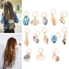 Hair Braid Rings Dreadlocks Ring Shell Hair Ring DIY Hair