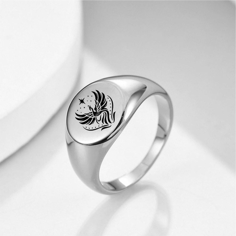 LIU JUN Rise From Ashes Signet Ring Phoenix Ring Rise