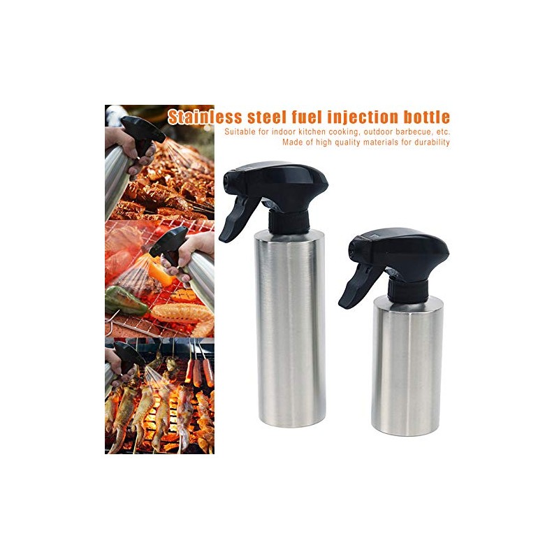 Arinda Stainless Steel Oil Spray Bottle Sprayer Portable for Kitchen