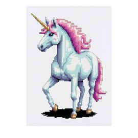 'Pink Mane Unicorn' Temporary Tattoo - Water Resistant, Skin-Safe, Non-Toxic Transfer (TO00077679)