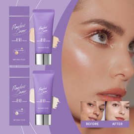 Mikabila (01, F) 50G BB Cream, for 24 Hours of Moisture and an Even Complexion, Light to Medium Coverage, Tinted Day Cream, Waterproof Cushion Foundation (Natural)