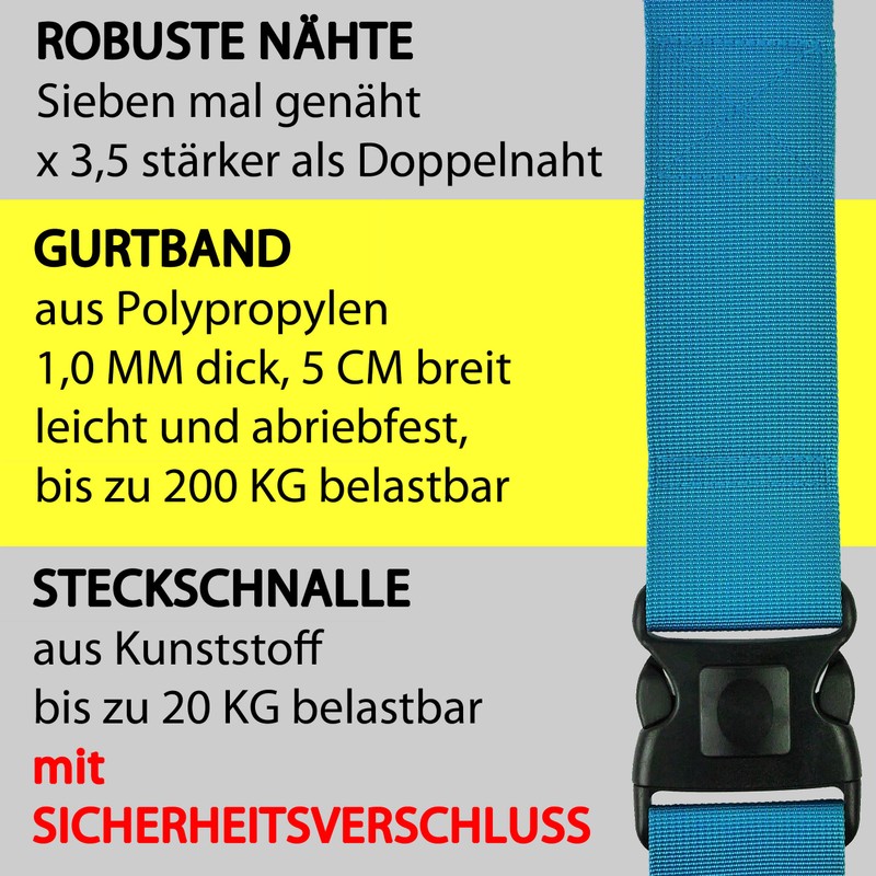 Suitcase Straps Set of 2 Luggage Straps with Locking and