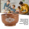 Bowl Sour Jujuba Wood Handmade Anti Scald Classic Rice Bowl