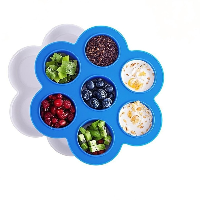 2 PCS Silicone Muffin Pans,Non-Stick Baking Pan 7 Cups Air