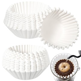 500 Pcs Commercial Coffee Filters, 12 Cup Extra Large Tall Coffees Filters, 9.75 Inch Unbleached CoffeeFilter for Bunn Machines, Bulk Coffee Filter for Restaurant & Cold Brew