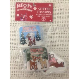 Rudolph NEW Rudolph Red Nosd Reindeer Christmas Baby Stocking Bath Books & Squirt