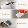 Soengsau Stainless Steel Kick Plate, Anti-Scratch Base Cover Kickplate, Peel