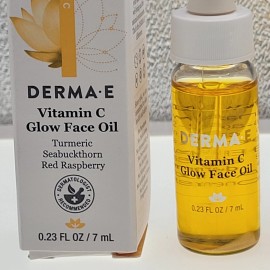 derma e Lot x2 Derma E Vitamin C Glow Face Oil 7ml/.23 oz Each Travel Size Exp 9/25 BNIB