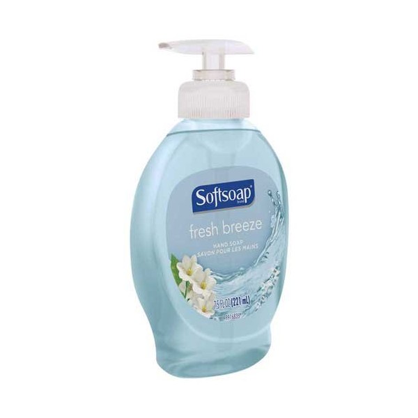 Softsoap Fresh Breeze Liquid Hand Soap, 7.5 Fluid Ounce - 12 per case.