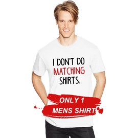 NEWKA Valentines Day Couples Tshirt Love Hearts Letter Print Valentines Tee Top Matching Shirts for Men