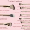 Lumbor37 Brochas para Maquillaje, Set de Brochas de Maquillaje con