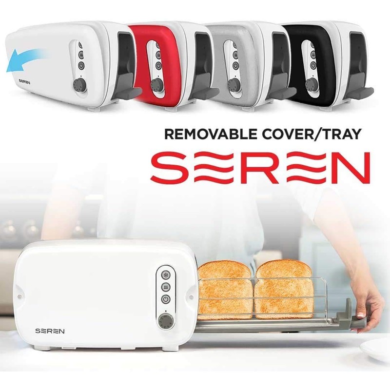 BergHOFF Seren Side Loading Toaster with Cool Touch Exterior and