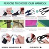 Hammock Camping, Portable Single/Double Hammocks for Outdoor Hiking Travel Backpacking