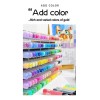 48 Plumones Punta Pincel Brush Pintura Acrílica