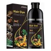 Shampoo Con Tinte Cubre Canas Natural 500 Ml. Color Negro