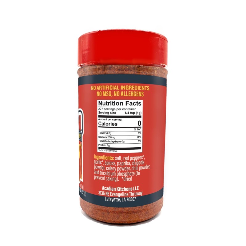 Ragin Hot Cajun Seasoning 8 oz Ragin' Cajun (Pack of