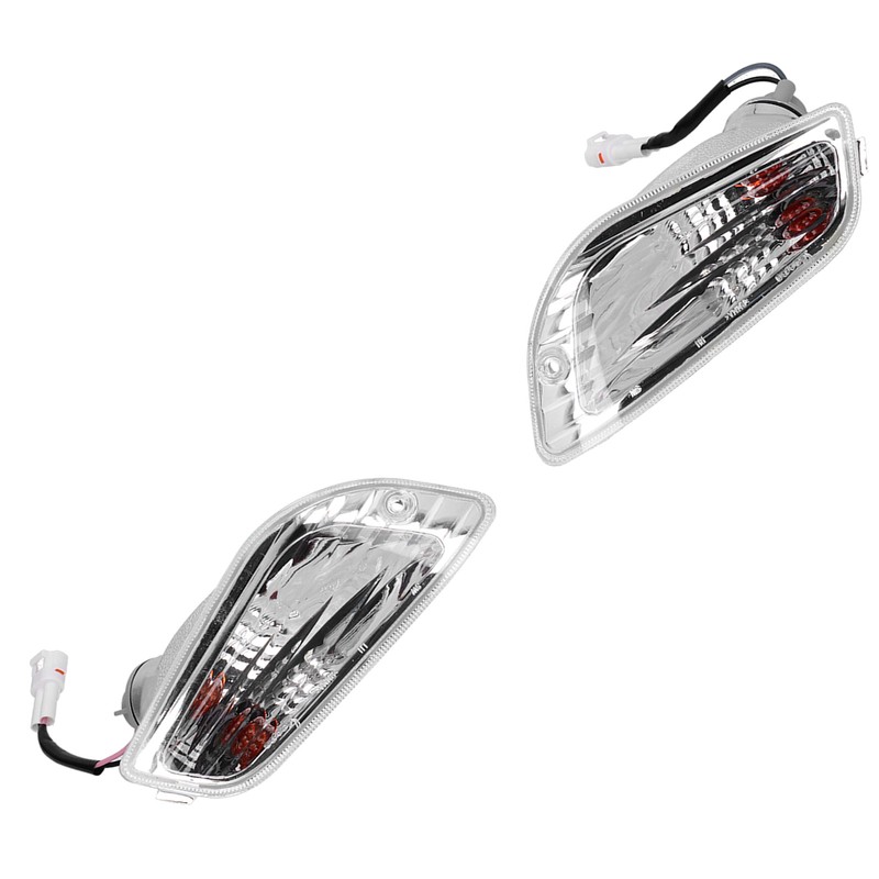 Pair Front Turn Signal Light Plastic 204360F Fit for Piaggio