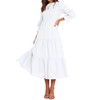 BTFBM Women Casual Long Sleeve Dress Fall Dresses 2025 Solid