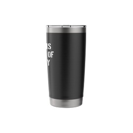 Apathy Is the Ally of Tyranny Bold Stencil Stainless Steel Insulated Tumbler