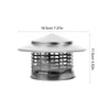 Veemoon Round Roof Rain Cap Vent,Round Chimney Cap Galvanized Steel