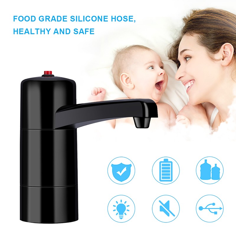 Wireless Rechargeable USB Electric Drinking Water Pump Dispenser Portable Drinkware
