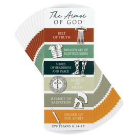 Dicksons Full Armor of God 6.25 inch Paper Bookmark Pack of 12