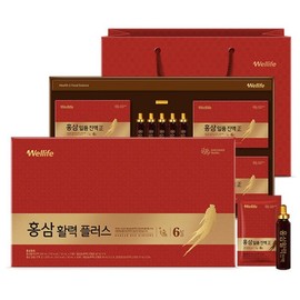 Daesang Wellife 홍삼 활력플러스 1+1 (총2상자) Red Ginseng Vitality Plus 1+1 (Total 2 Boxes)