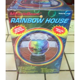 MiracleBeam Rainbow House Color Changing Fish Bowl Aquarium Tank - NEW