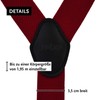DonDon® Men's braces, wide, 4 clips, with Y-shaped leather, elastic