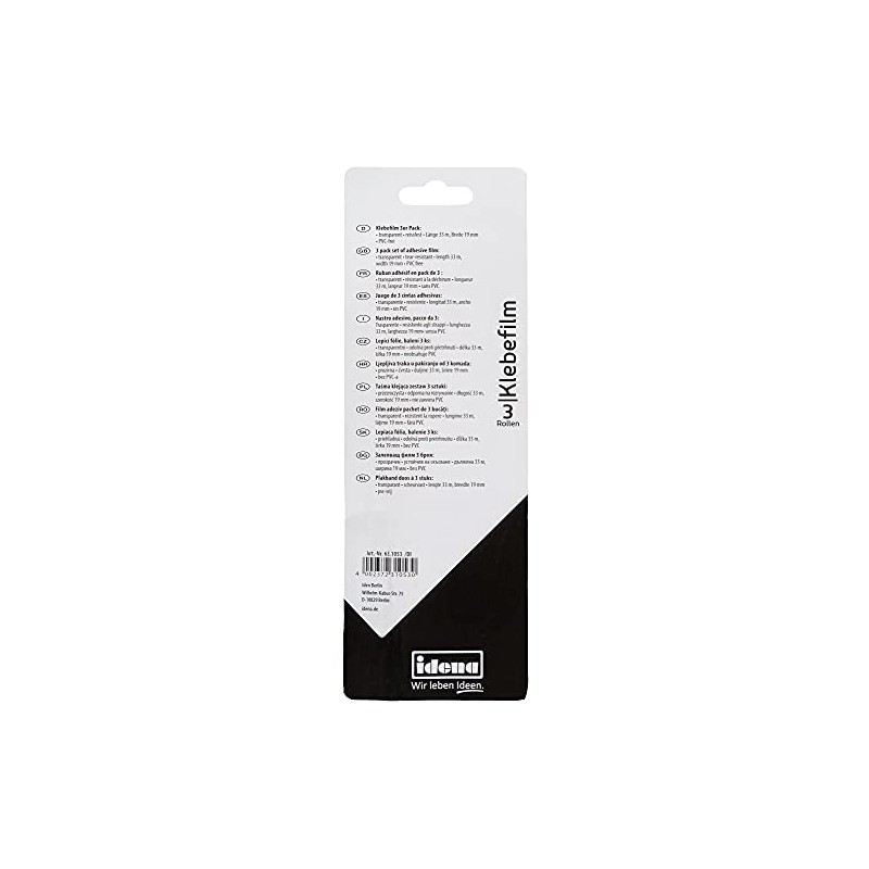 IDENA 631053 Tape, Set of 3 – 19 mm x