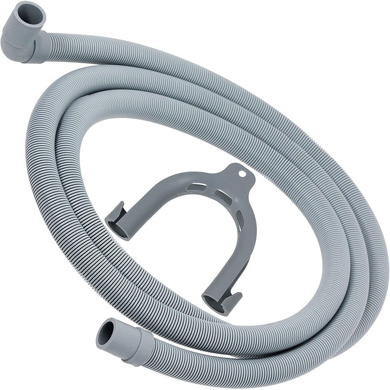SPARES2GO Universal Drain Hose with Right Angle End for Dishwashers
