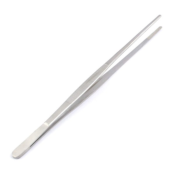 AAProTools Stainless Steel Tweezers 10 Inch, Surgi Tweezer with Precision