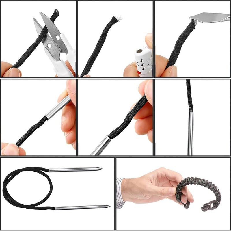 Paracord Needle Stainless Steel Sewing Tools Hand Sewing Needle Scraper