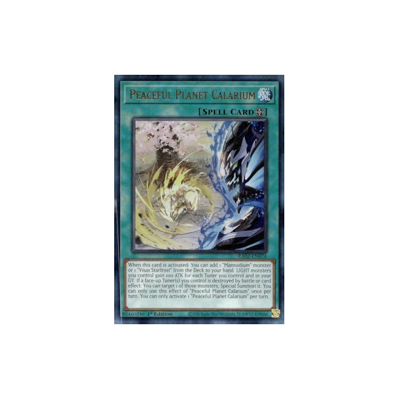 Peaceful Planet Calarium (PUR) - RA02-EN074 - Prismatic Ultimate Rare