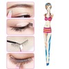 Tvoip 6Pcs Professional Girl Eyebrow Tweezer Stainless Steel Slanted Eyebrow